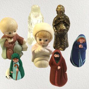 Nativity Figurine Bundle Of 7 Replacement Craft